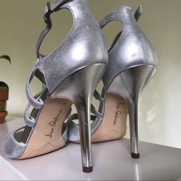 ‼️Sam Edelman Silver Strappy 4" Heels;  "Aeryn" ‼️Final Reduction - Picture 5 of 10